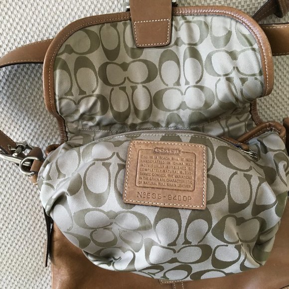 Vintage Authentic Leather Coach shoulder Soho Bag - Picture 3 of 8